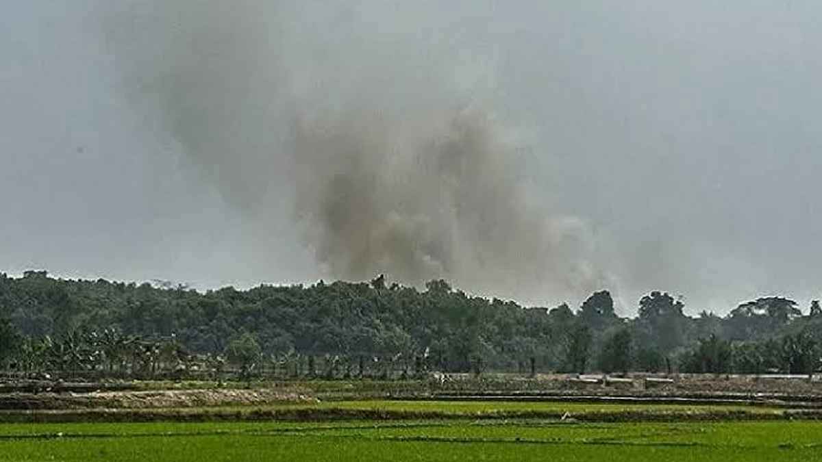 টেকনাফ সীমান্তে আবারও মর্টার শেলের ভয়ঙ্কর বিকট শব্দ